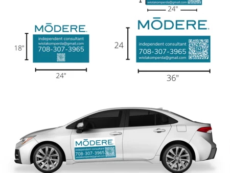 modere car magnets