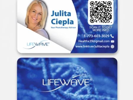 Lifewave Velvet SofTouch business cards
