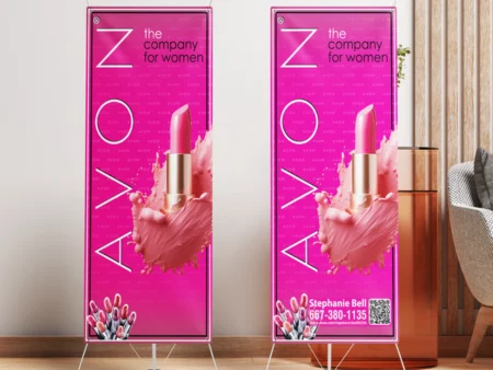 X-staind Banner Stand For Avon