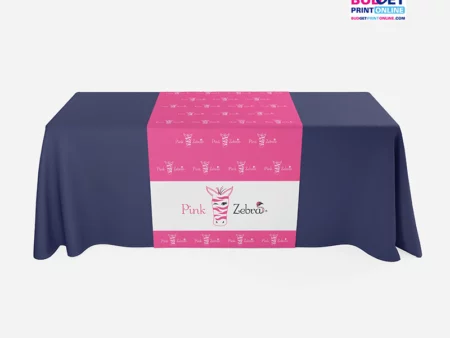 Pink Zebra Table Runner