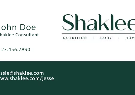 Shaklee Business cards