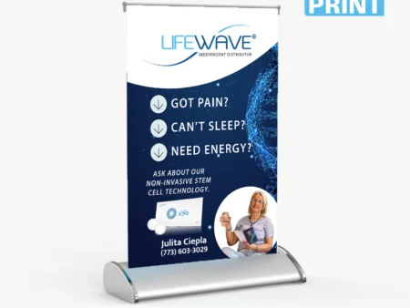 Lifewave Personalized roll up banner