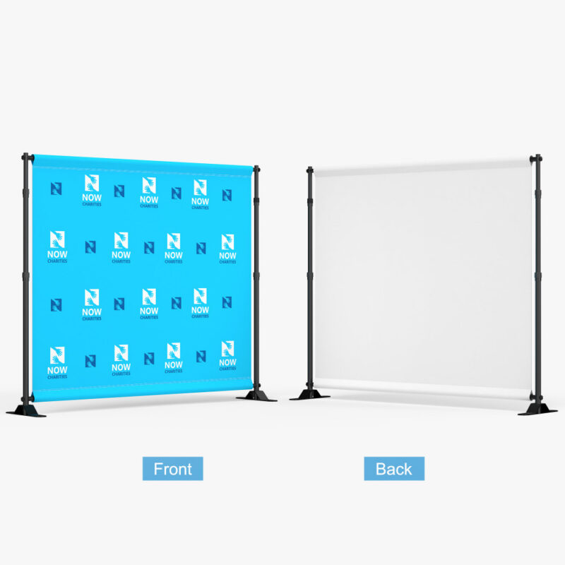 Standard Backdrop Example Standard Backdrop Wall - 8x8, 9x8 and 10x8 feet wide
