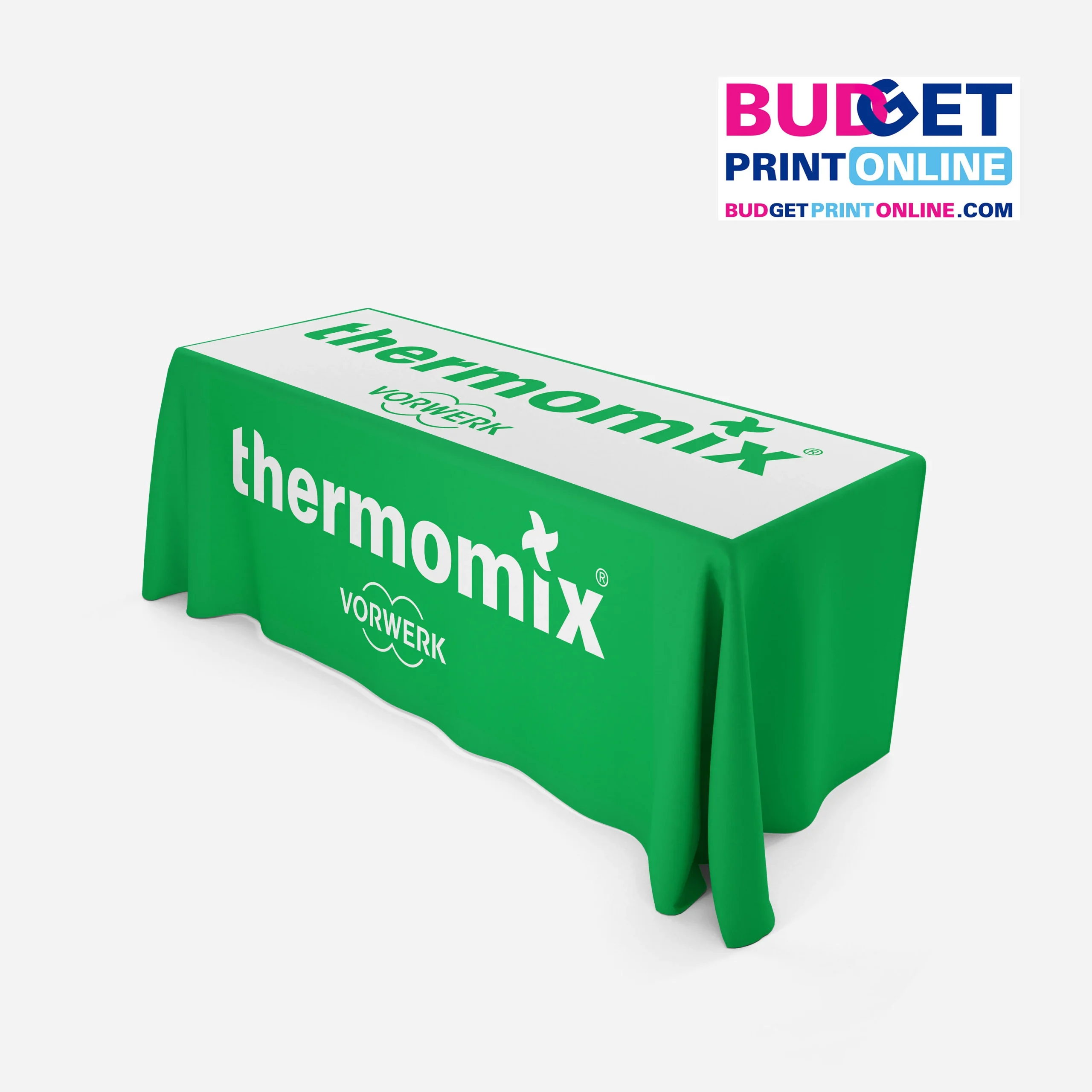 Thermomix white and green Table Cover