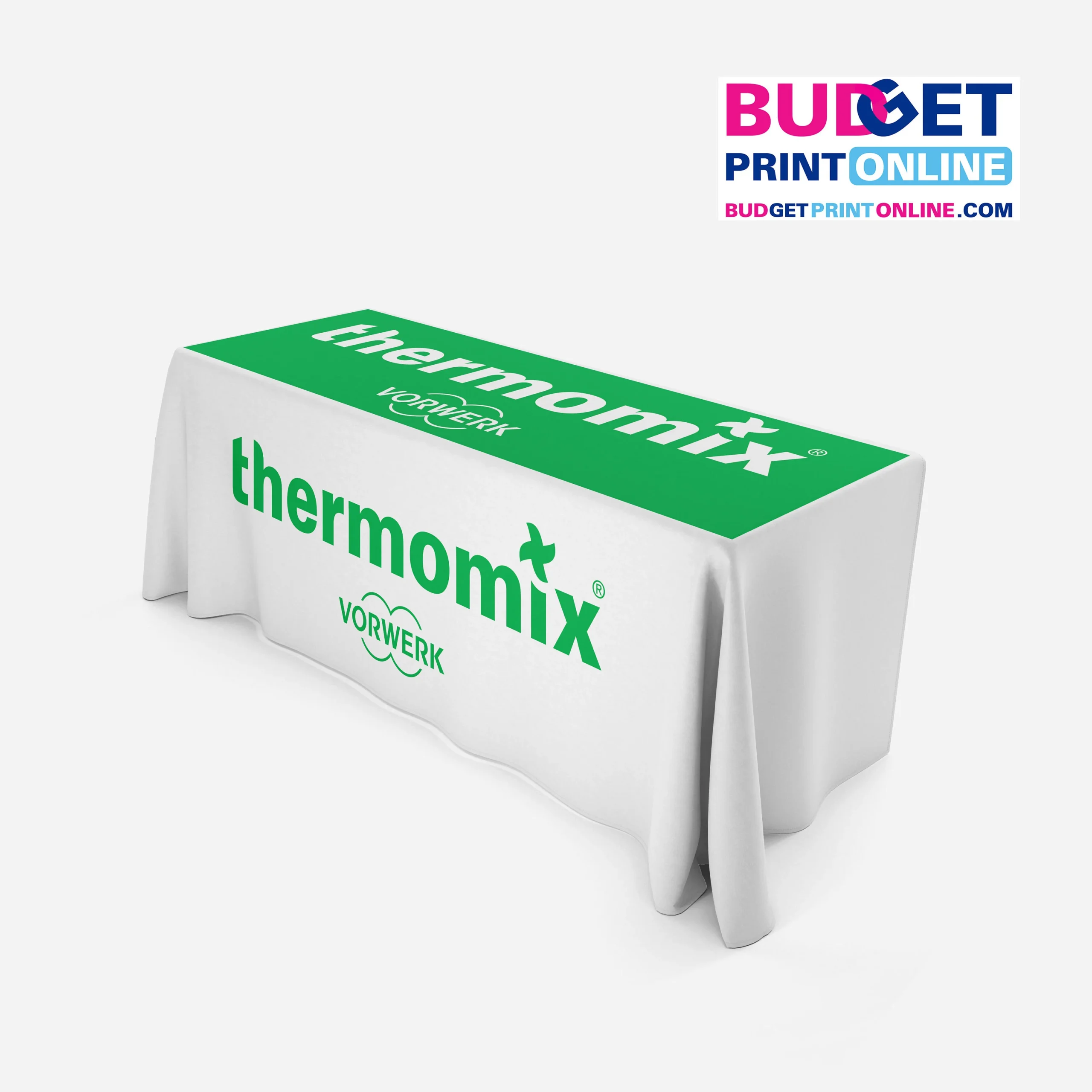 Thermomix green and white Table Cover