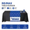 remax table runner 3x6 with a new logo