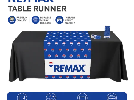 remax table runner 3x6 with a new logo