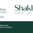 Shaklee Business Cards